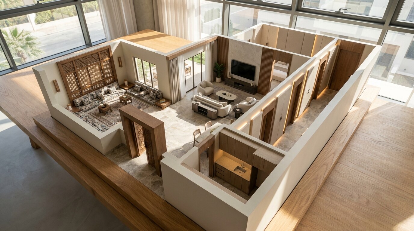 Dubai Villa Planning for Arab Family Life: Privacy, Majlis Rooms, and Guest Routes