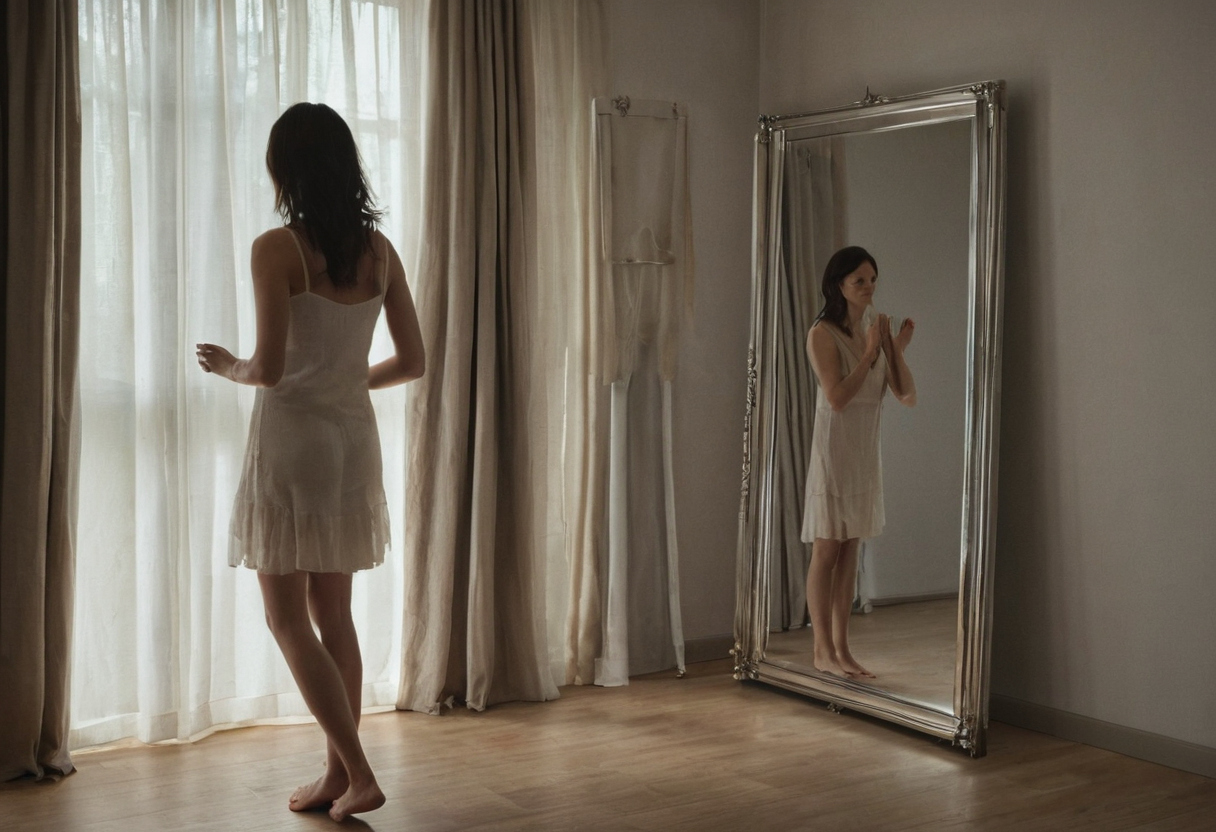 Practical visual for Which floor mirror specifications change the daylight effect