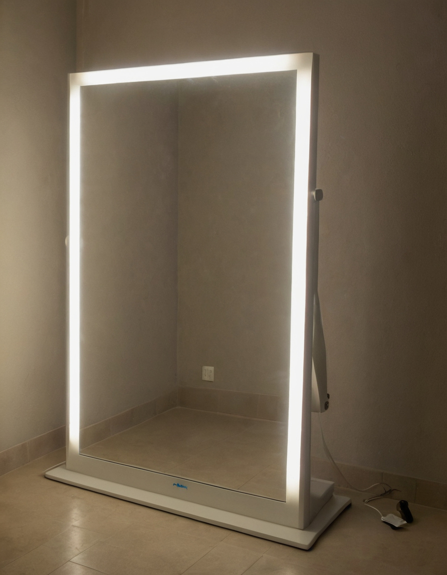 Practical visual for How much vertical light do floor mirrors need for dressing and grooming